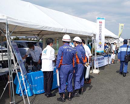 展示ブースの様子