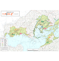 mcAccess eサービスエリア図（広島・山口地域）