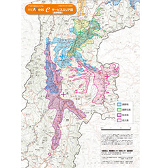 mcAccess eサービスエリア図（信越　長野）